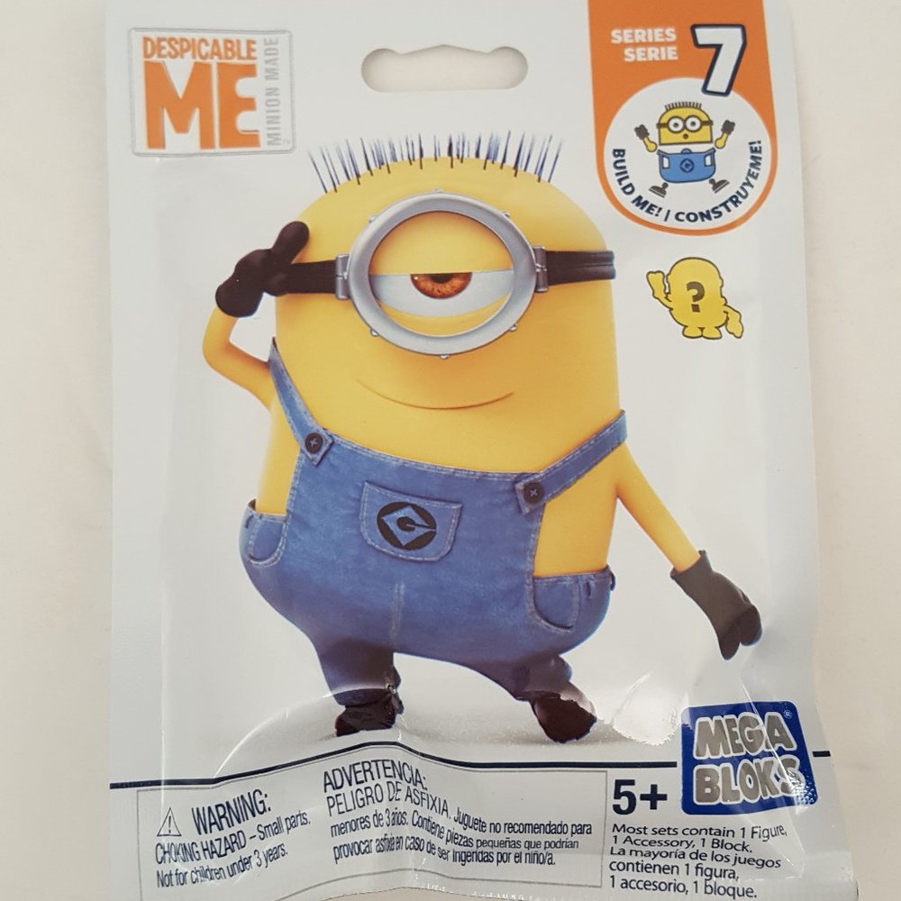 MEGA BLOKS DESPICABLE ME Series 7 Minion Blind Packs🆕 6 RANDOM Packs
